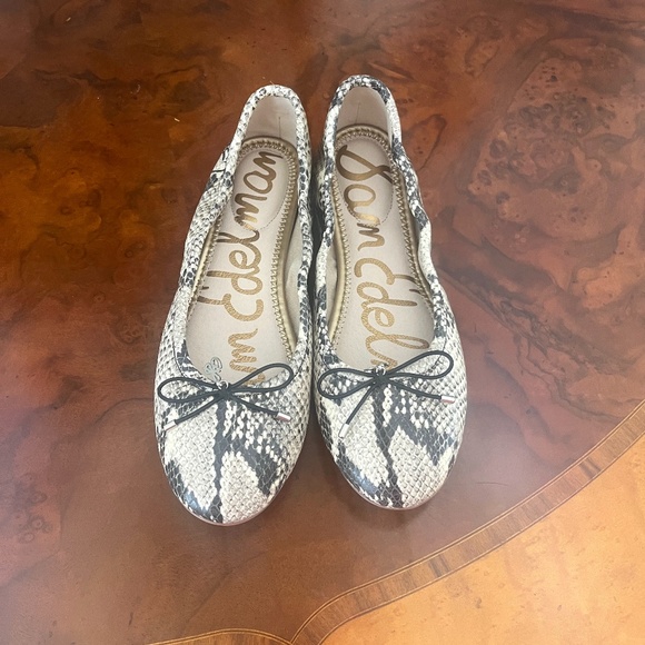 Sam Edelman Felicia Animal Print Ballet Flats 7 M - Picture 3 of 5